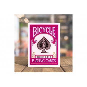 Bicycle Fuchsia Rider Back kortos